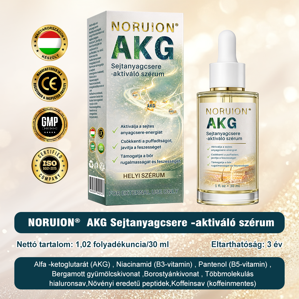 ✨✨ NORUION® AKG Sejtszintű Metabolikus Aktiváló Szérum 👩⚕️