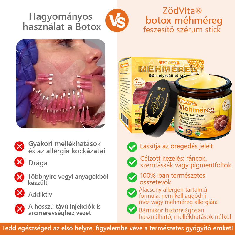 🍃 Bőrgyógyász ajánlása ✨ ZödVita® Méhméreg Bőr Helyreállító Krém 🔥 Magyar fejlesztés, magyarországi gyártás és szállítás