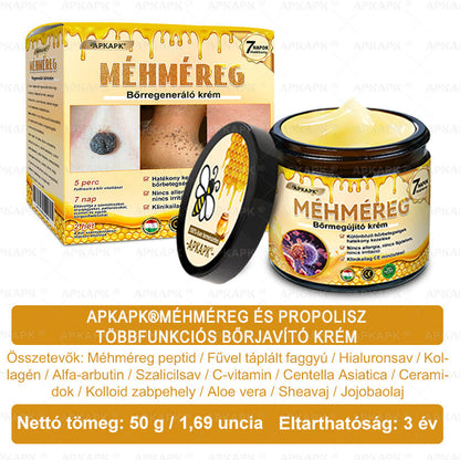 🐝🐝🐝 𝖠𝖯𝖪𝖠𝖯𝖪® Méhméreg Bőr Helyreállító Krém 🔥 Magyar fejlesztés, magyarországi gyártás és szállítás
