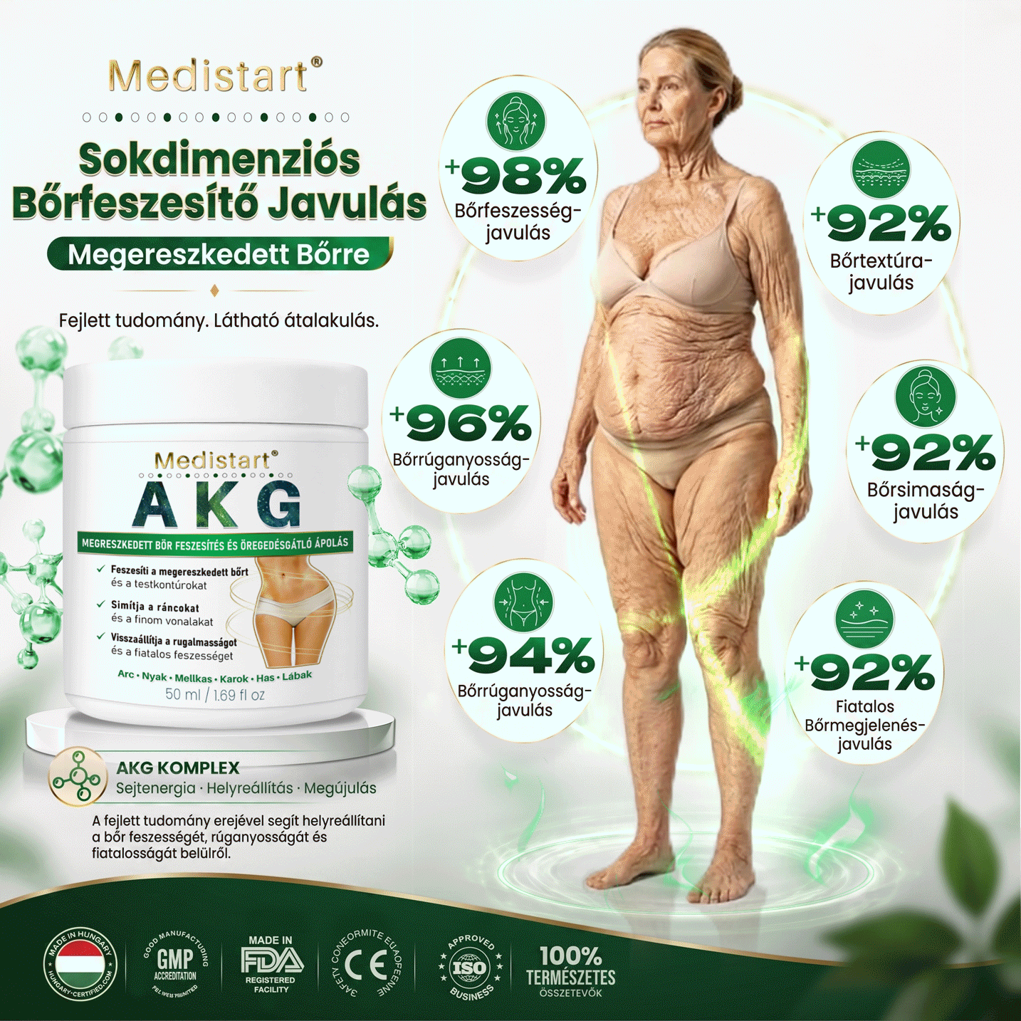 🌼🌼Medistart® AKG BŐRFESZESÍTŐ & ÖREGEDÉS ELLENI ÁPOLÁS