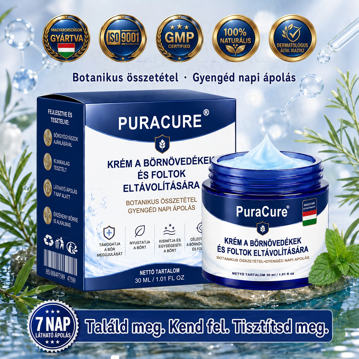 🌿🌿PuraCure® 𝟕 𝐍𝐚𝐩𝐨𝐬 𝐊𝐫é𝐦 𝐁ő𝐫𝐟ü𝐠𝐠𝐞𝐥é𝐤𝐞𝐤 é𝐬 𝐏𝐢𝐠𝐦𝐞𝐧𝐭𝐟𝐨𝐥𝐭𝐨𝐤 𝐄𝐥𝐥𝐞𝐧 (𝐅á𝐣𝐝𝐚𝐥𝐨𝐦𝐦𝐞𝐧𝐭𝐞𝐬 𝐅𝐨𝐫𝐦𝐮𝐥𝐚 – 𝐇𝐞𝐠𝐞𝐤 𝐍é𝐥𝐤ü𝐥)🍁