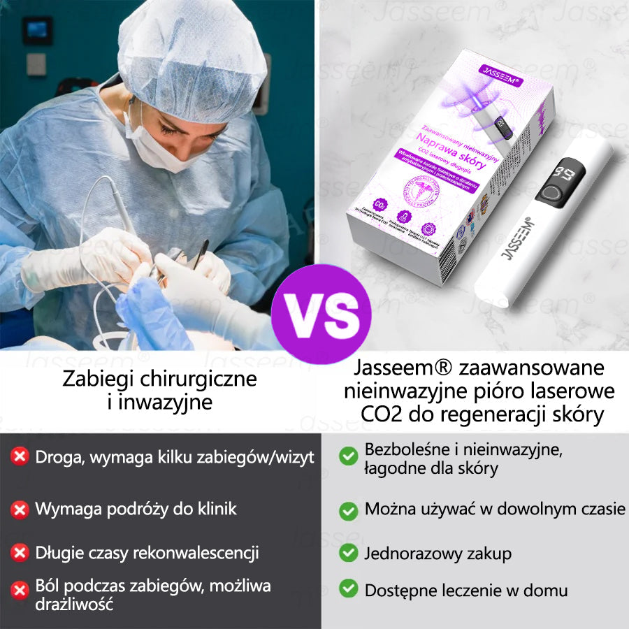 𝐉𝐚𝐬𝐬𝐞𝐞𝐦® Zaawansowany nieinwazyjny laser CO₂ do naprawy skóry 🎉 (Delikatnie usuwa brodawki, znamiona, plamy starcze i narośla skórne – bez bólu, bez zamieszania!)