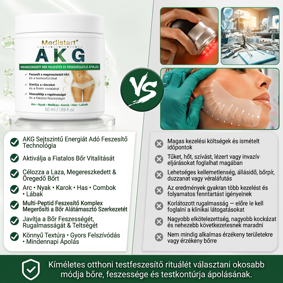 🌼🌼Medistart® AKG BŐRFESZESÍTŐ & ÖREGEDÉS ELLENI ÁPOLÁS