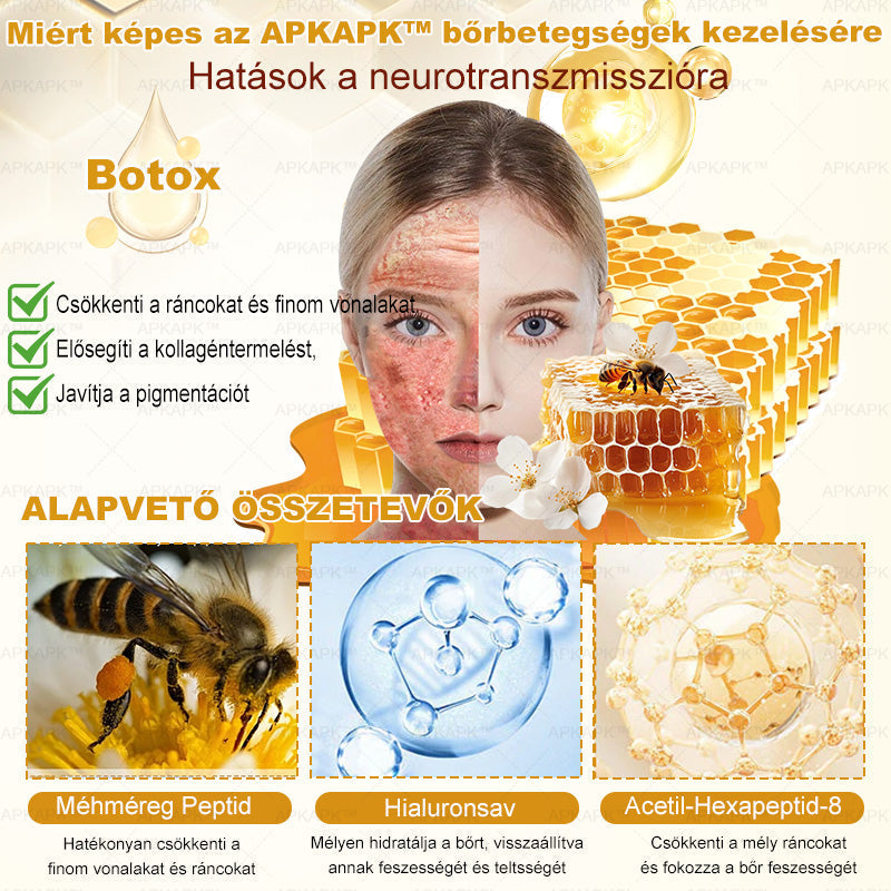 🐝🐝🐝 𝖠𝖯𝖪𝖠𝖯𝖪® Méhméreg Bőr Helyreállító Krém 🔥 Magyar fejlesztés, magyarországi gyártás és szállítás