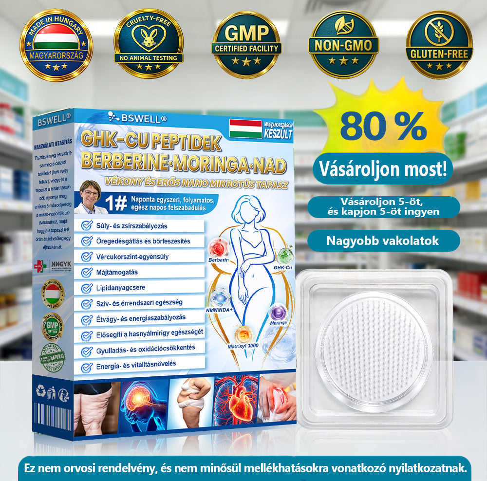 𝑩𝑺𝑾𝑬𝑳𝑳® 𝑮𝑯𝑲-𝑪𝑼 𝑷𝒆𝒑𝒕𝒊𝒅 𝑩𝒆𝒓𝒃𝒆𝒓𝒊𝒏 𝑴𝒐𝒓𝒊𝒏𝒈𝒂 𝑵𝑨𝑫 𝑲𝒂𝒓𝒄𝒔ú𝒔í𝒕ó&𝑭𝒆𝒔𝒛𝒆𝒔í𝒕ő 𝑵𝒂𝒏𝒐 𝑴𝒊𝒌𝒓𝒐𝒕ű𝒔 𝑻𝒂𝒑𝒂𝒔𝒛 (Látható Változások 7 Nap Alatt) Formula ✅ Az Anyagcsere, Testsúlykezelés, Szív Egészsége,Elhízás,Laza Bőr,Cukorbetegség,Alvási Apnoé, Ízületek Támogatására