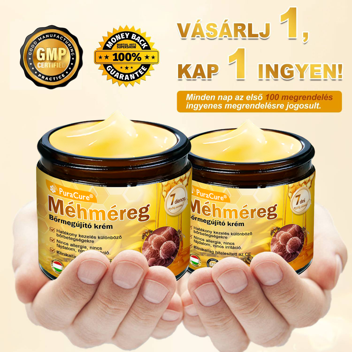 🌿𝐏𝐮𝐫𝐚𝐂𝐮𝐫𝐞® 𝐌é𝐡𝐦é𝐫𝐞𝐠 𝐁ő𝐫 𝐇𝐞𝐥𝐲𝐫𝐞á𝐥𝐥í𝐭ó 𝐊𝐫é𝐦 (𝐂𝐄 𝐓𝐚𝐧ú𝐬í𝐭𝐯á𝐧𝐲)👍✅